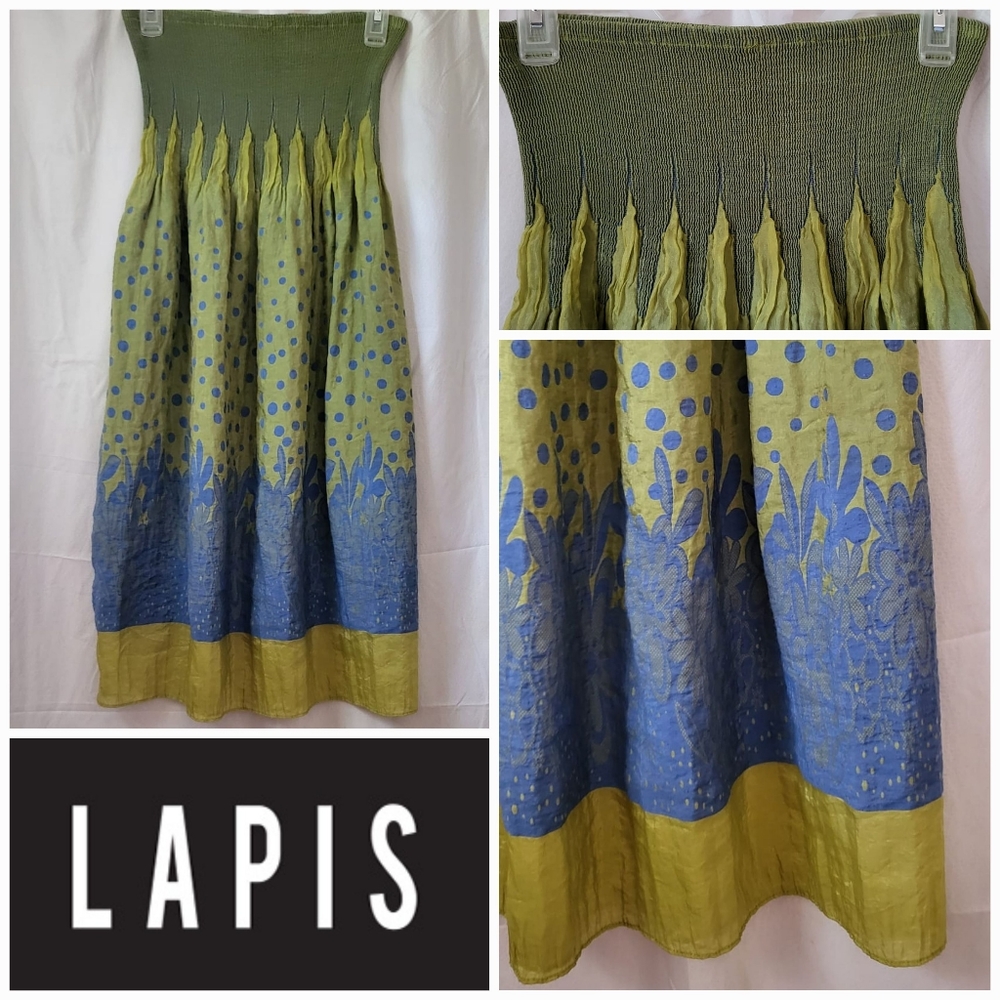 🌠Lapis🌠 Strapless Dress or Skirt